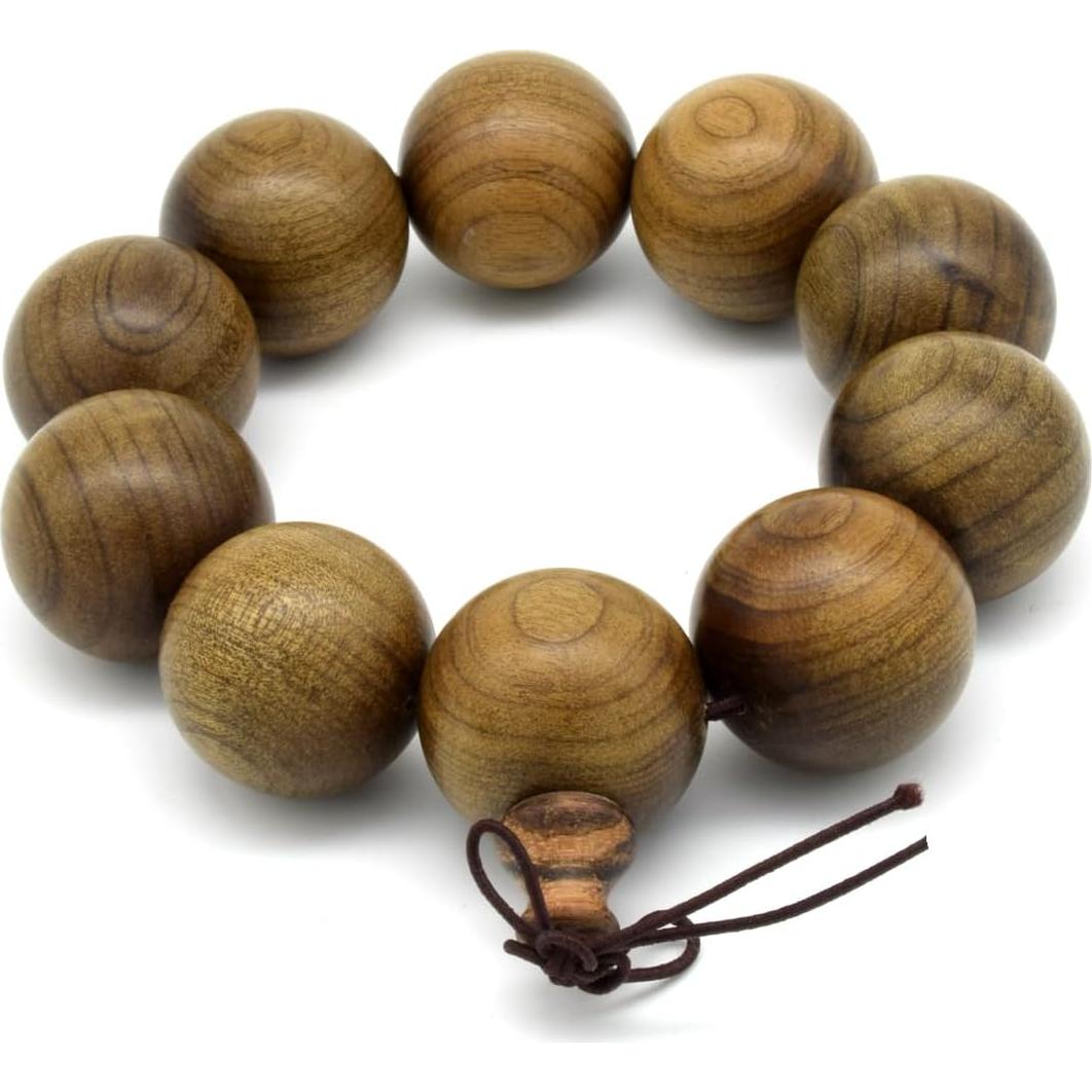 Collar y Pulsera de Cuentas de Madera Ébano Zen Dear