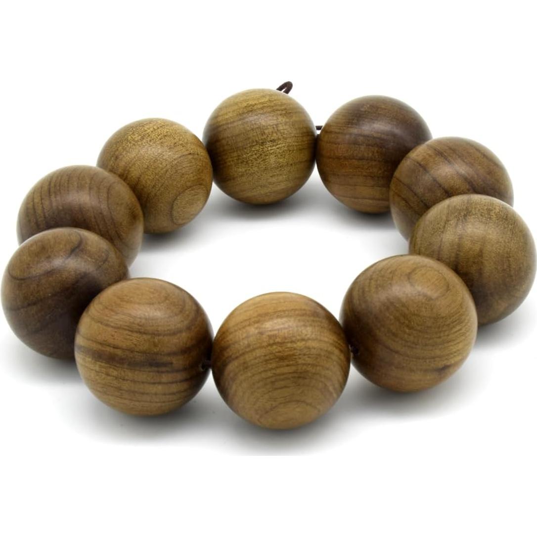 Collar y Pulsera de Cuentas de Madera Ébano Zen Dear