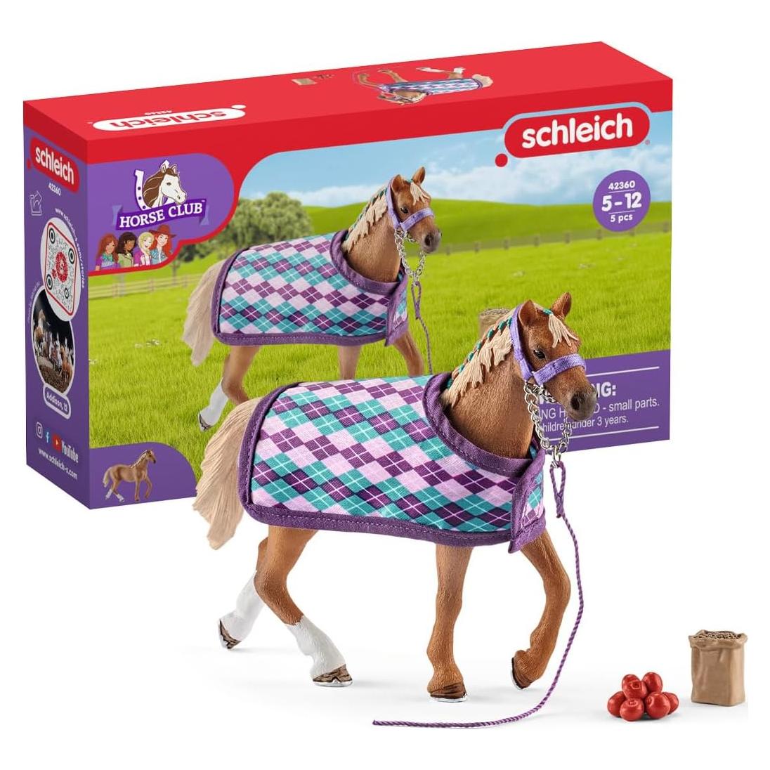 Set de Juguetes Caballo Pura Sangre Schleich 5 Piezas