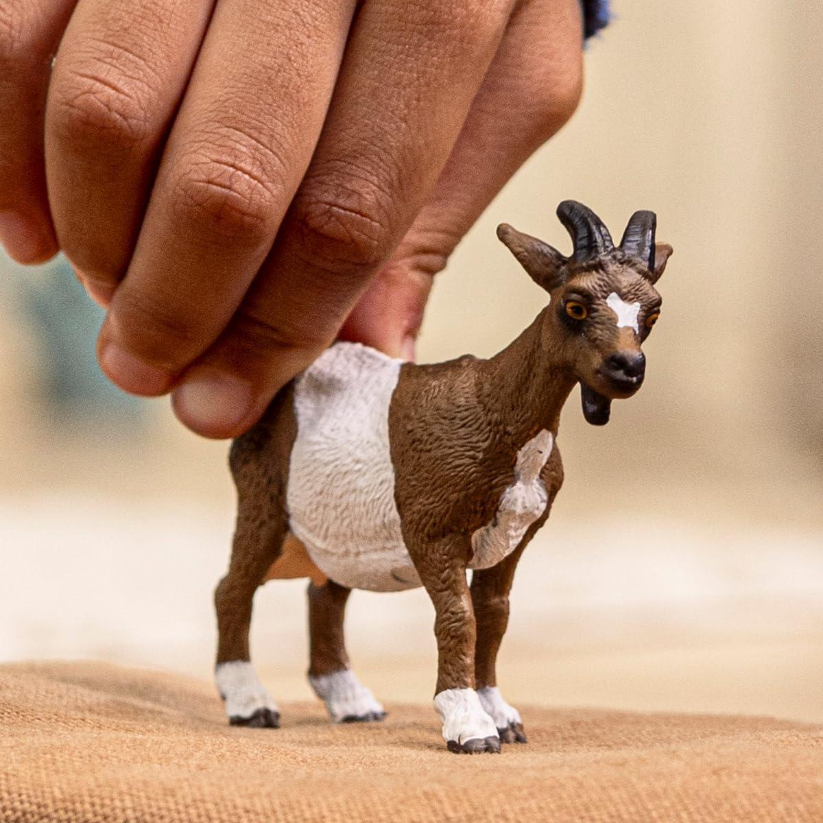 Cabra de Granja Schleich 14887 - Juguete Realista 6,5 cm