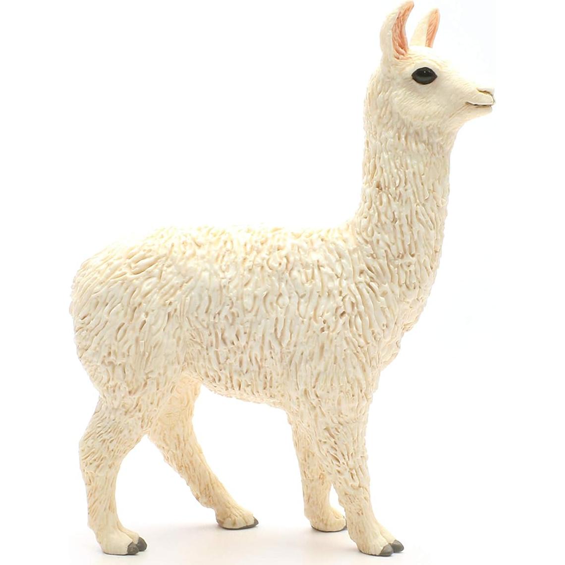 Figura de Llama Schleich - Mundo de Granja, 7.1x3.0x9.7 cm