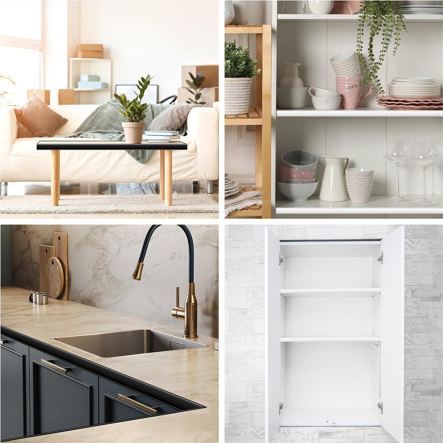 Banda de Bisel TPE Autoadhesiva Orgthin 20 pies Negro