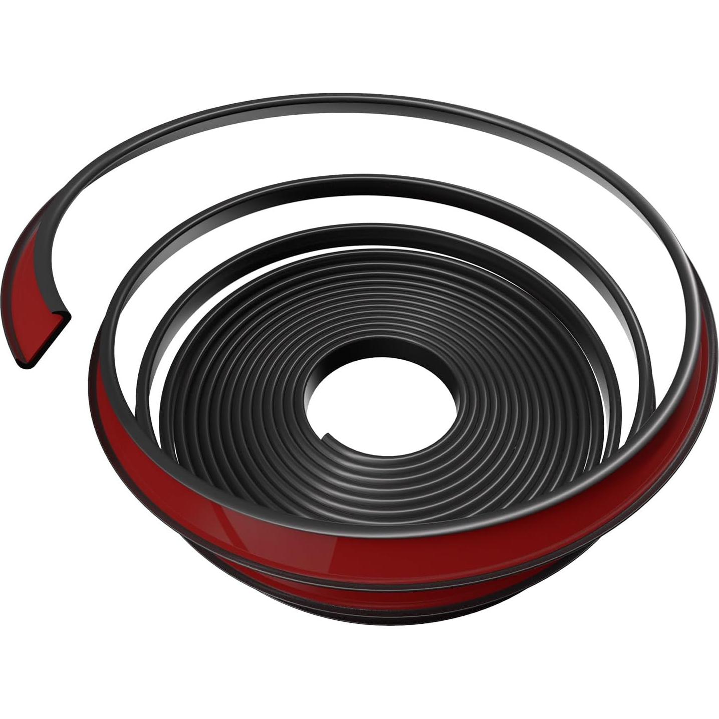 Banda de Bisel TPE Autoadhesiva Orgthin 20 pies Negro