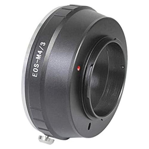 Adaptador de Lente Canon FD a Micro 4/3 AMOPOFO - Negro y Plata