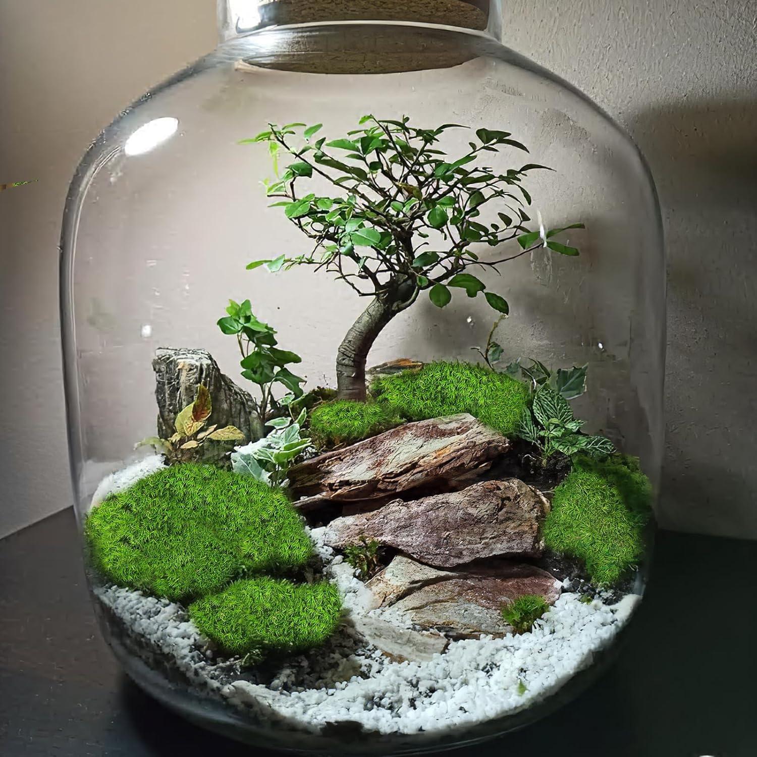 Almohadas de Musgo Verde FAICOIA 0.42 m² para Decoración