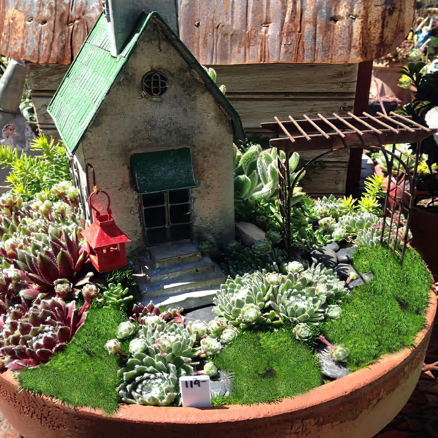 Almohadas de Musgo Verde FAICOIA 0.42 m² para Decoración