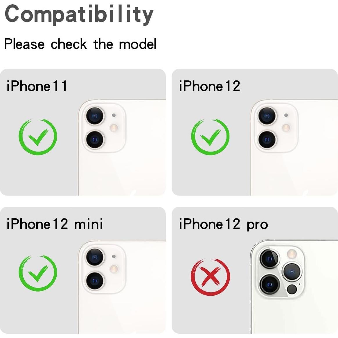 Protector de Lente de Cámara Brillante Cavdycidy para iPhone