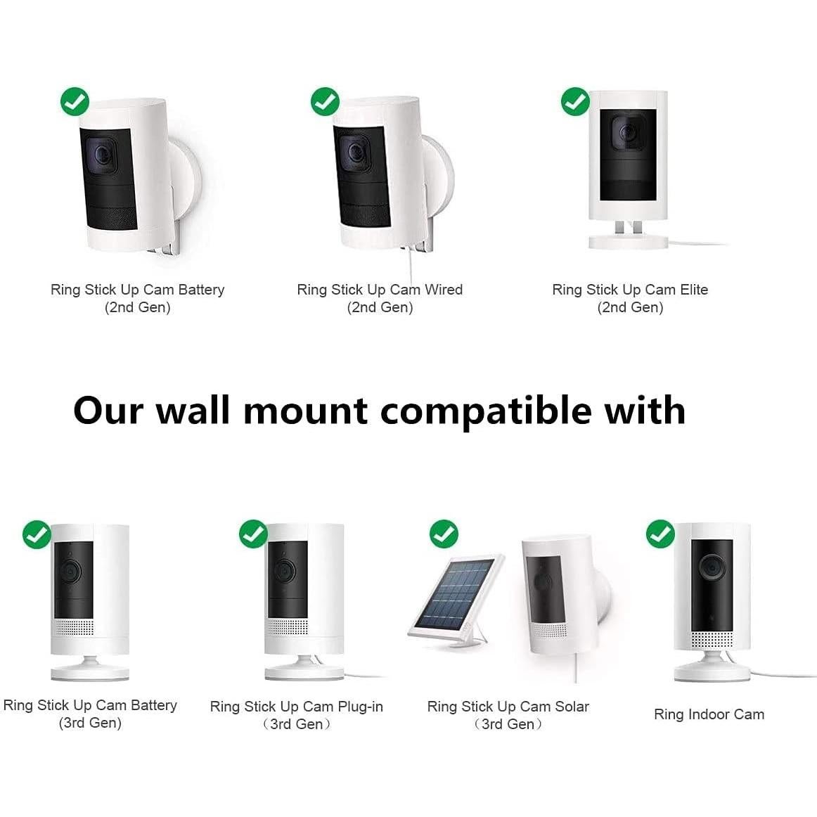 Soporte de Pared SERMICLE para Cámaras Arlo y Oculus - Paquete de 3