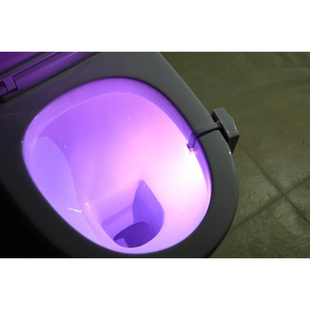 Luz Nocturna LED ZEZHOU para Inodoro 2 Paquete, 8 Colores
