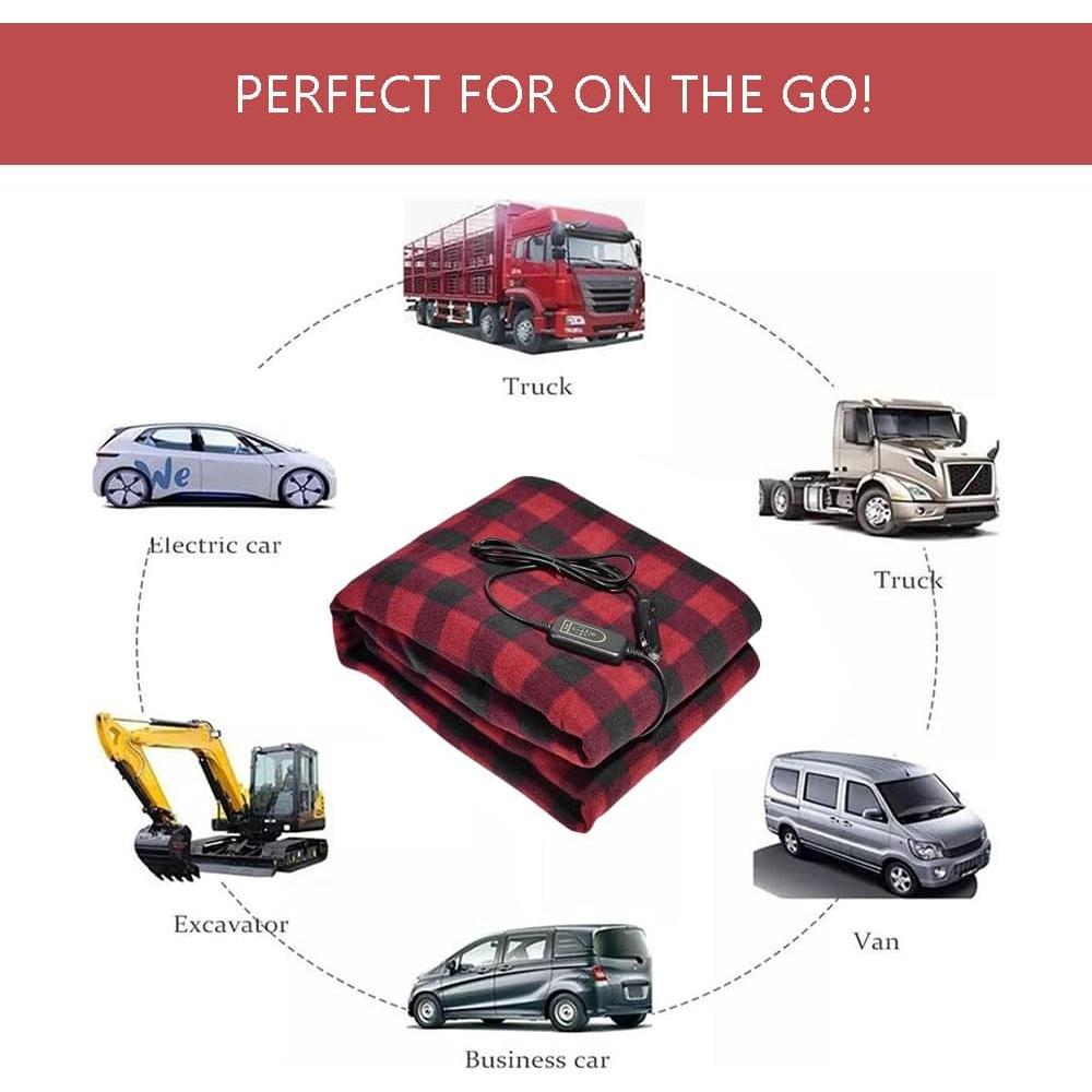 Manta Térmica 12V Amazingforless con Controlador y Temporizador