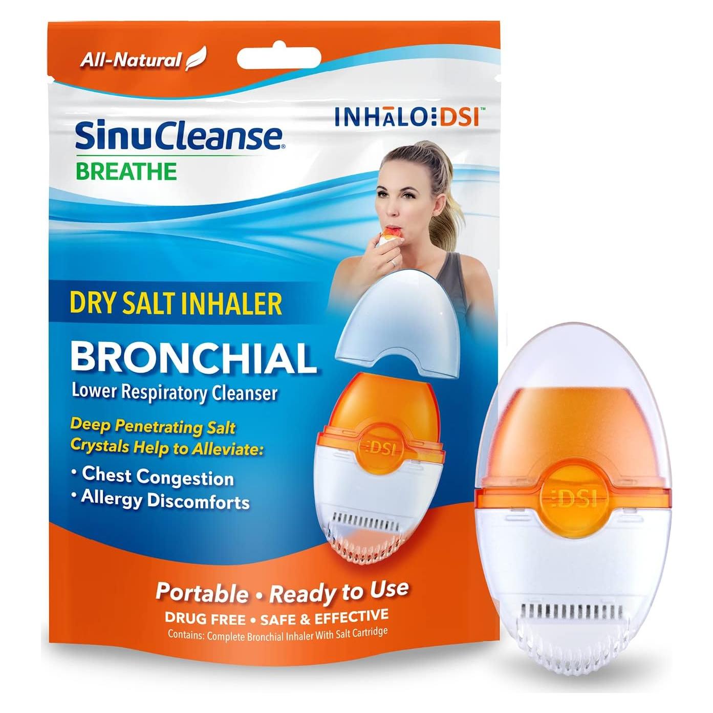 Inhalador de Sal Seca SinuCleanse 100% Natural 17.78cm