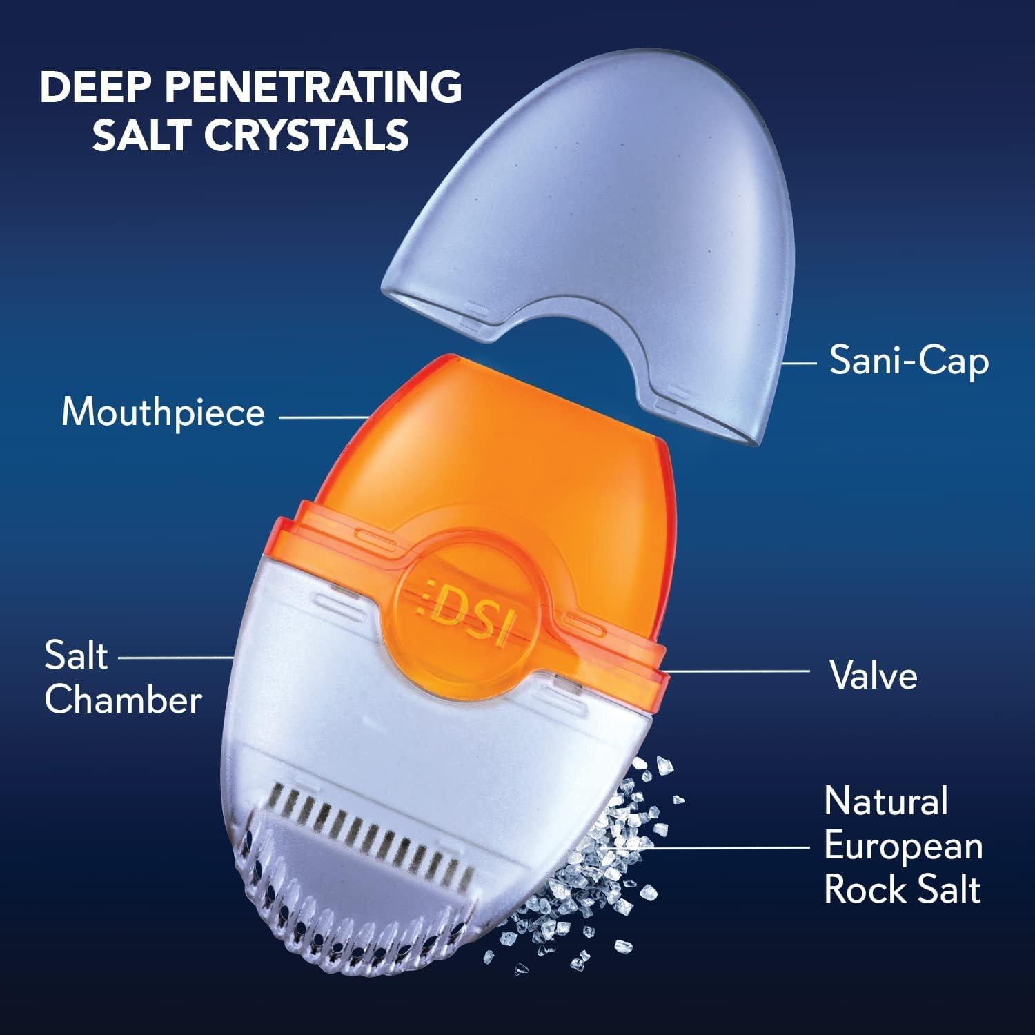 Inhalador de Sal Seca SinuCleanse 100% Natural 17.78cm