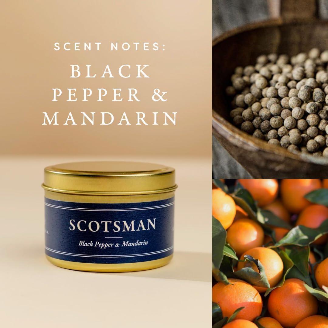 Vela Aromática 5 oz. Biblioteca de Aromas - Pimienta Negra y Mandarina