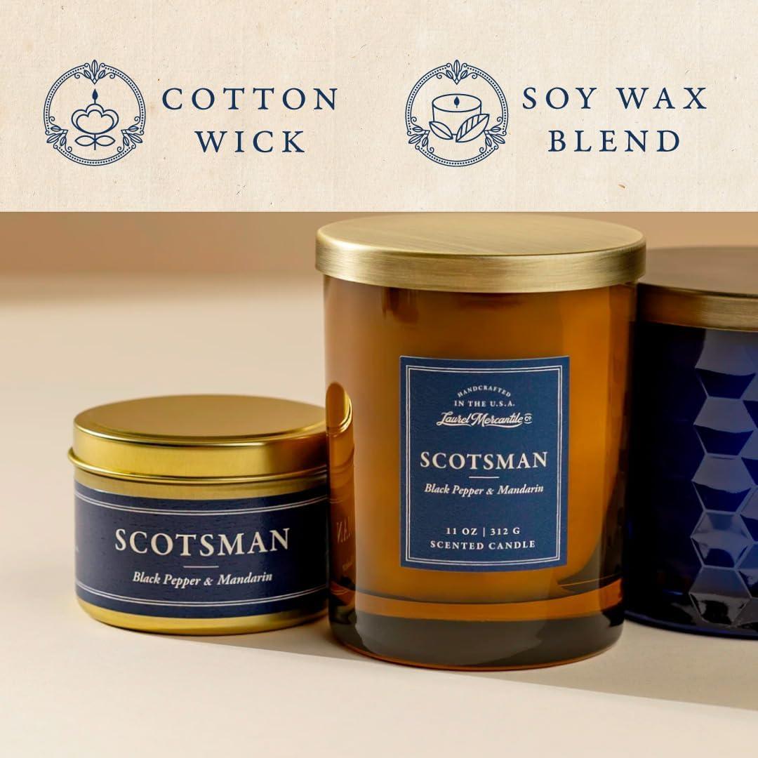 Vela Aromática 5 oz. Biblioteca de Aromas - Pimienta Negra y Mandarina