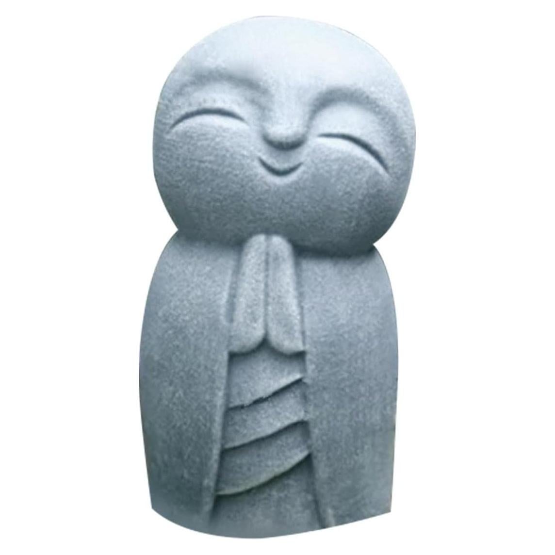 Estatuilla Jizo Monje Feliz EKDJKK de Resina 8x6x1.6cm