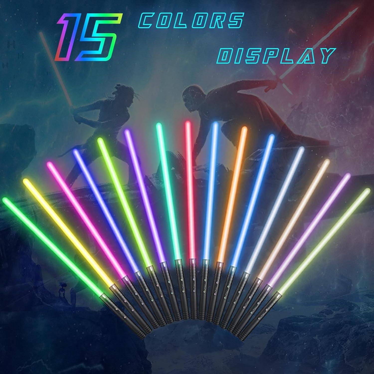 Sable de Luz RGB MozkeTo19 23" 15 Colores 4 Modos Recargable