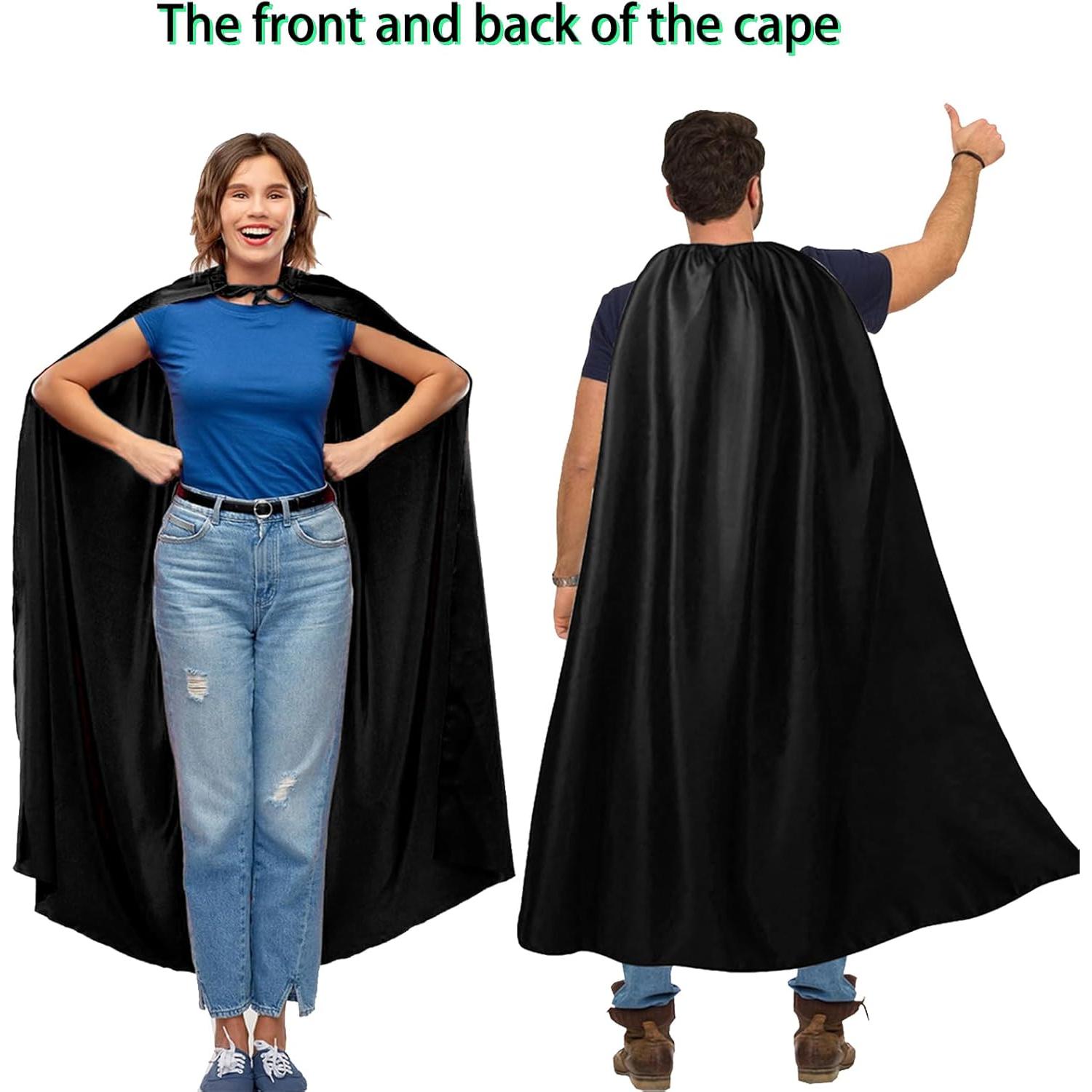 Capa de Superhéroe para Adultos con Máscara - Varios Colores