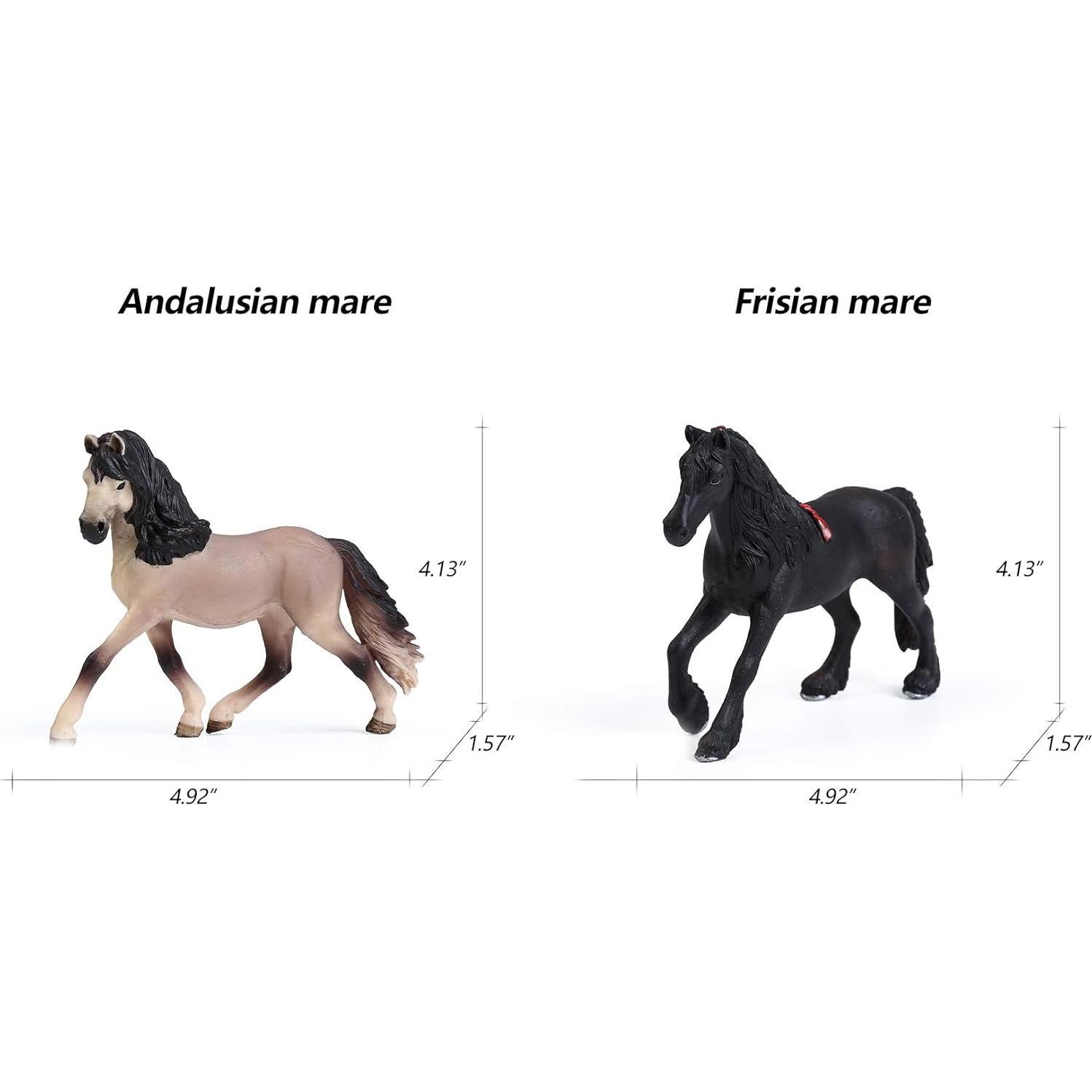 Figuras de Caballo UANDME 8PCS Juguetes para Niños