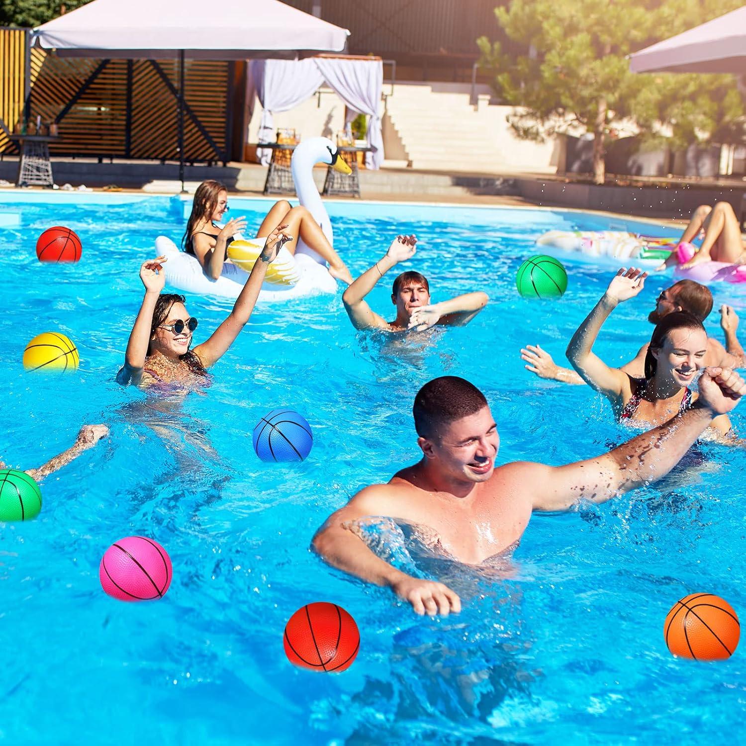 Leitee Paquete de 36 Balones Mini de Baloncesto 12.6 cm PVC