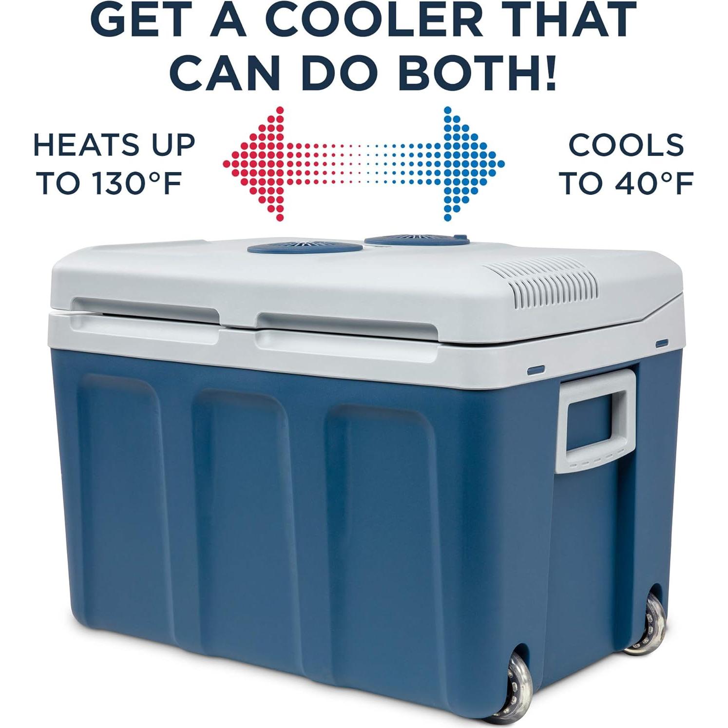 Enfriador y Calentador Eléctrico Ivation 45L con Ruedas