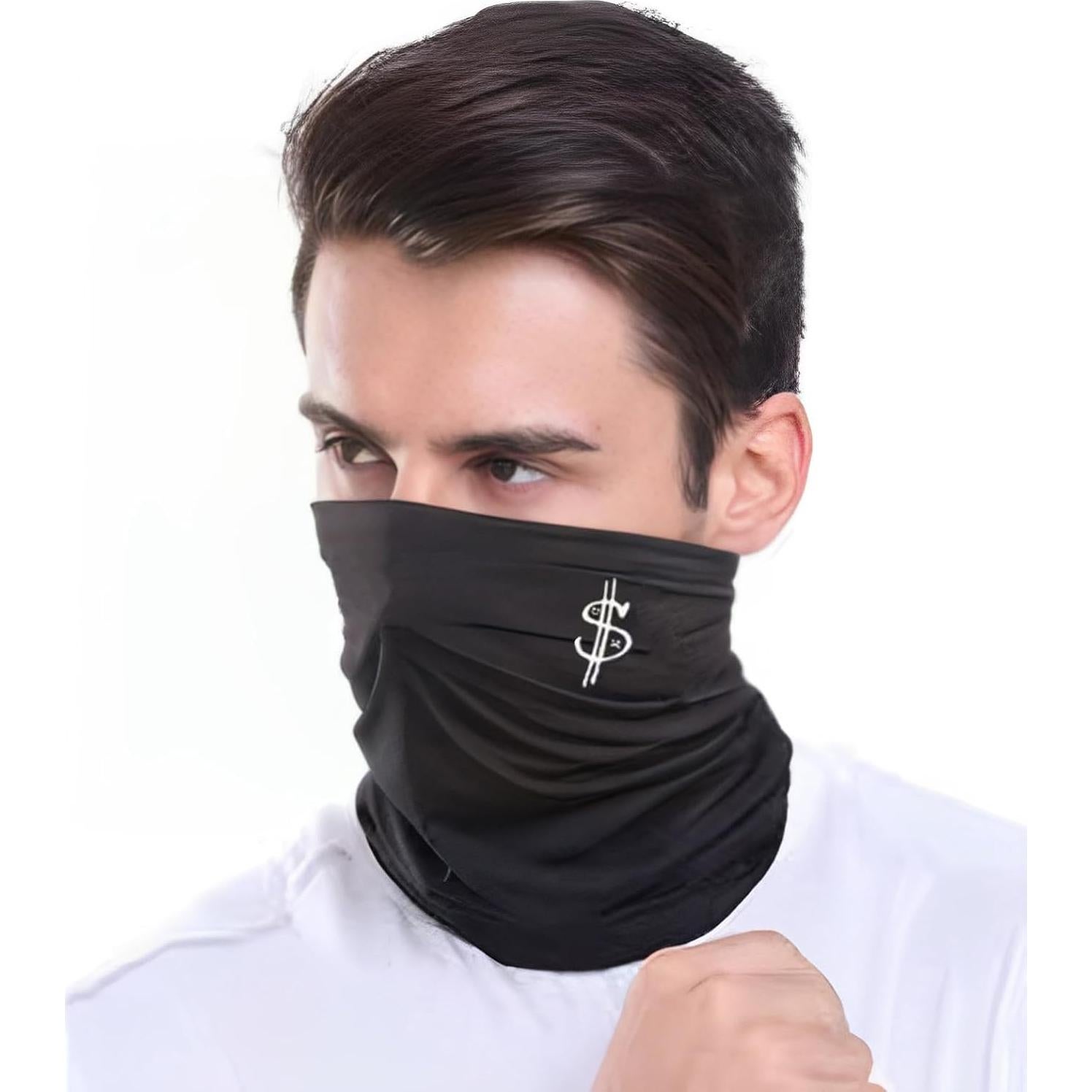 Balaclava UV a Prueba de Viento para Ciclismo y Motocicleta - Talla Única - Negro