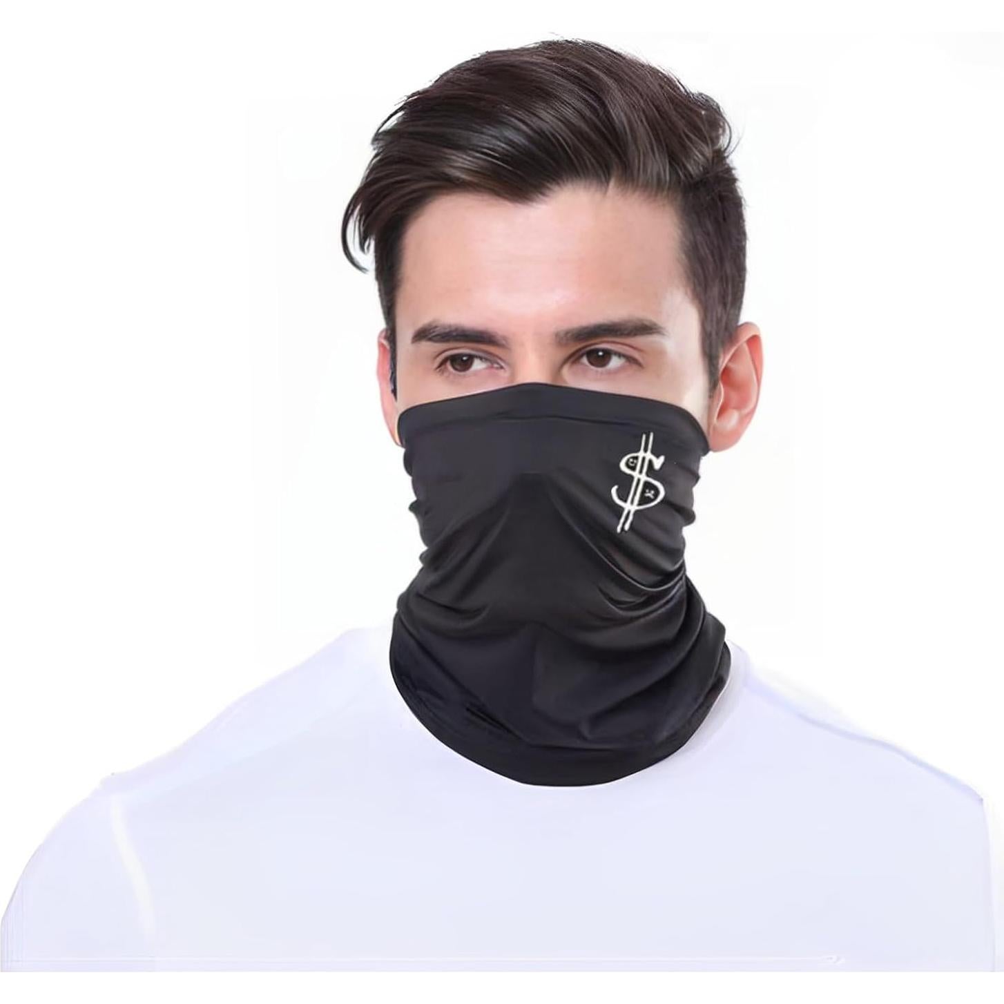 Balaclava UV a Prueba de Viento para Ciclismo y Motocicleta - Talla Única - Negro