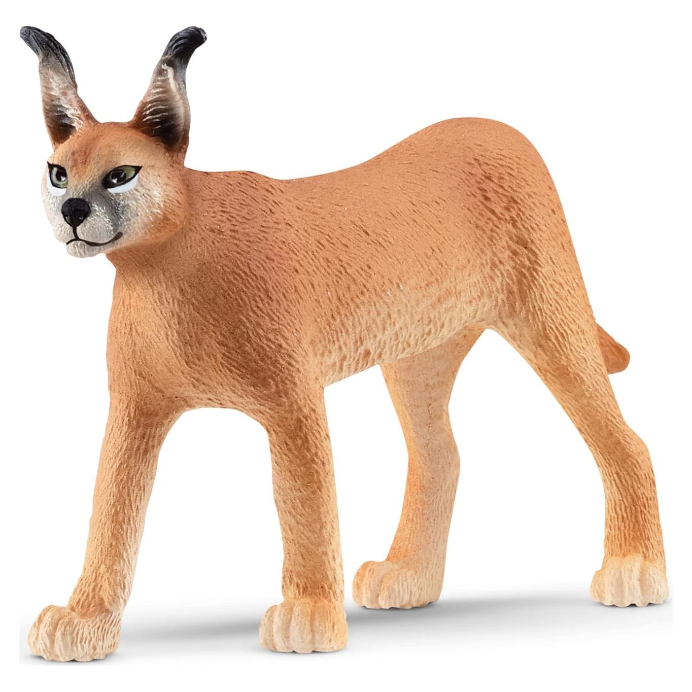Figura de Caracal Hembra Schleich 10.9x10.9 cm Juguete Realista