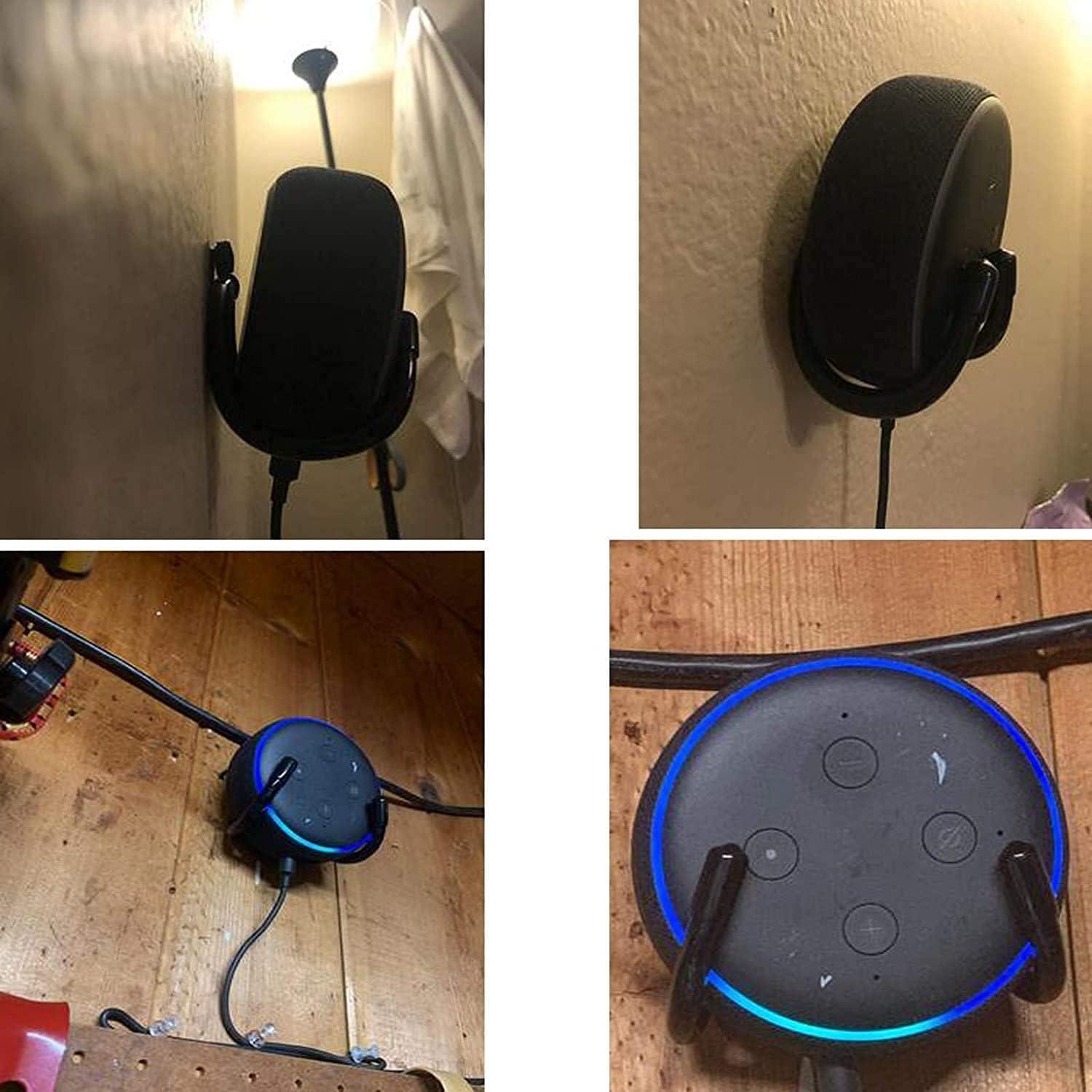 Soporte de Montaje en Pared Pmsanzay para Echo Dot - Sin Agujeros