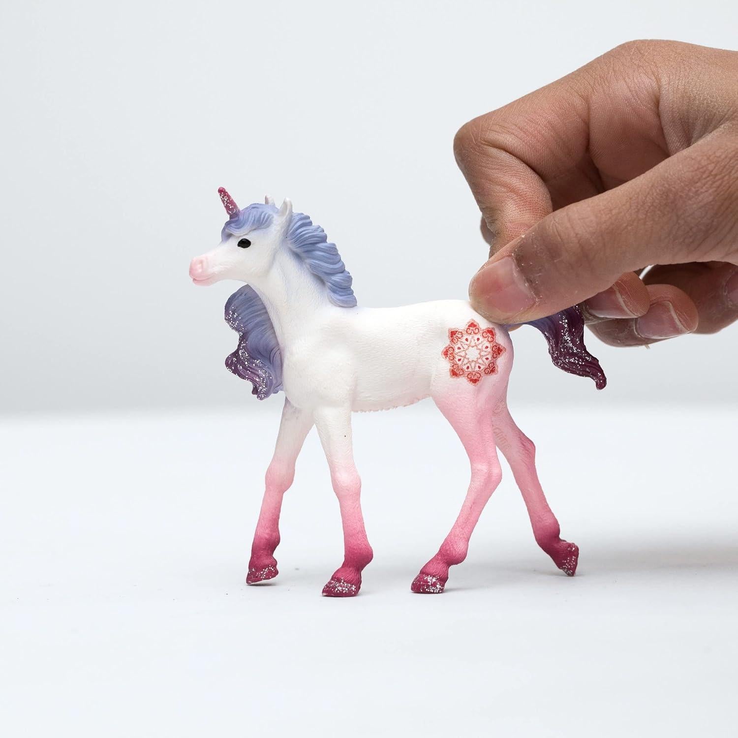 Potro Unicornio Mandala Schleich 9.65x6.60 cm para Niños