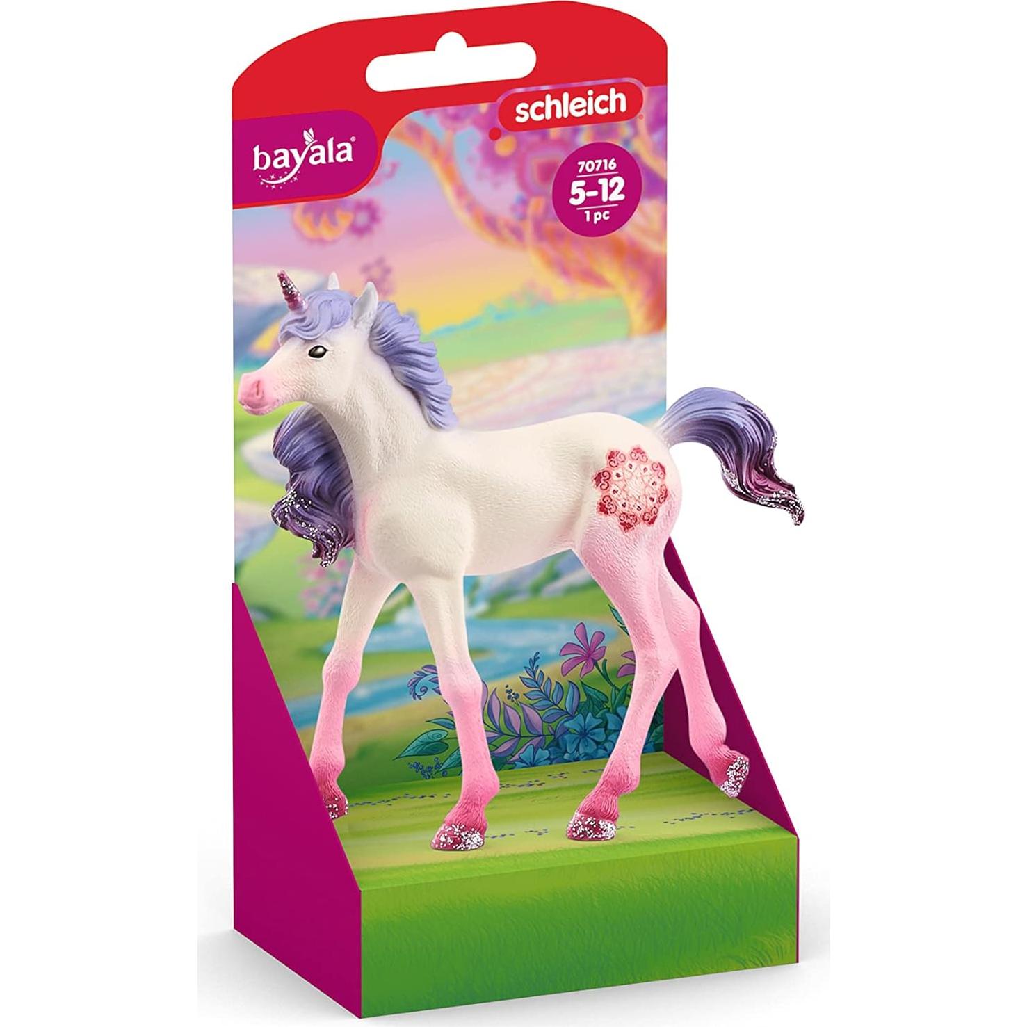 Potro Unicornio Mandala Schleich 9.65x6.60 cm para Niños