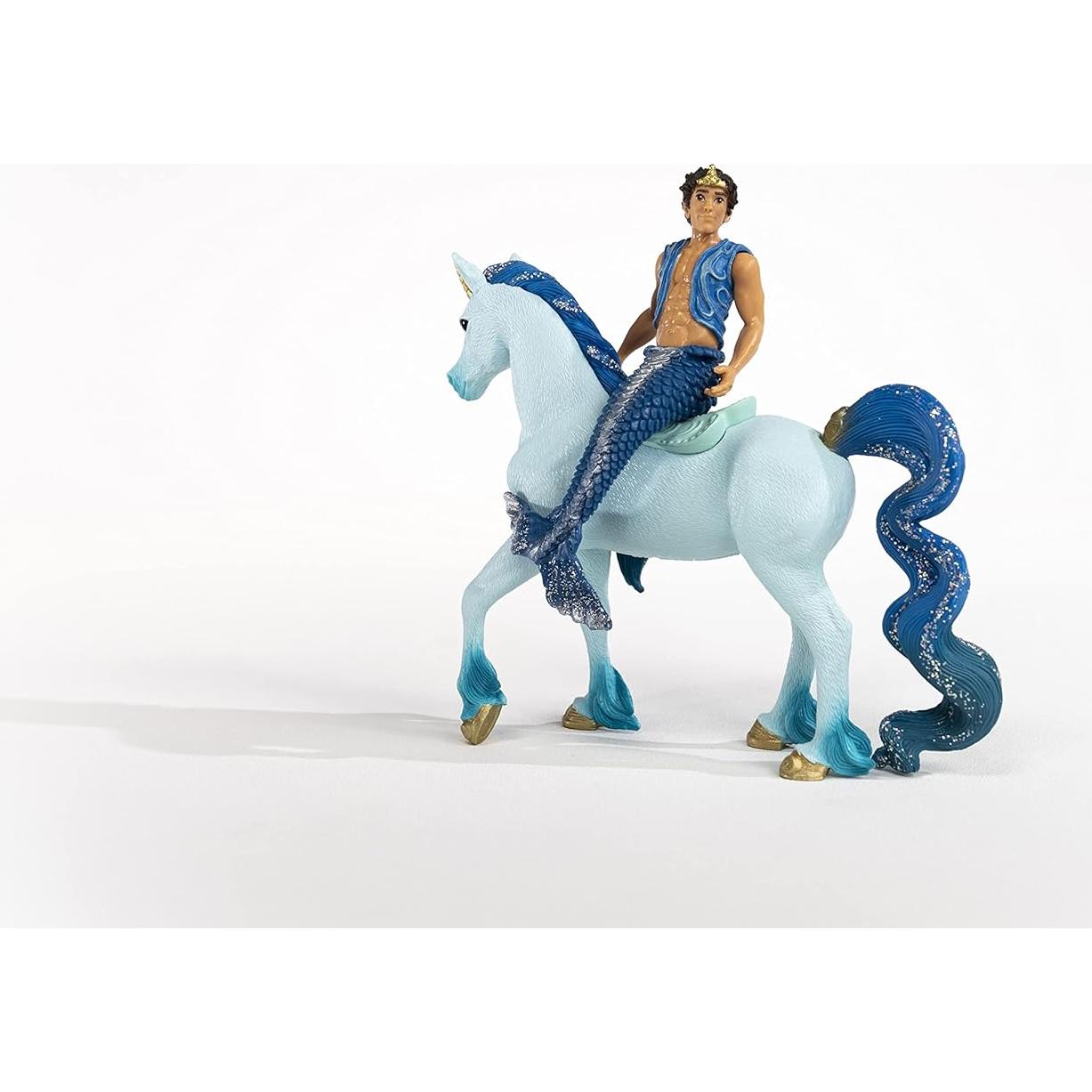 Set de Juego Schleich Bayala Sirena Aryon y Unicornio Azul