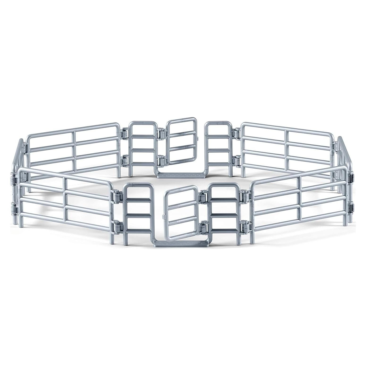 Schleich Cerca del Corral - Juguete de Granja 8 Piezas