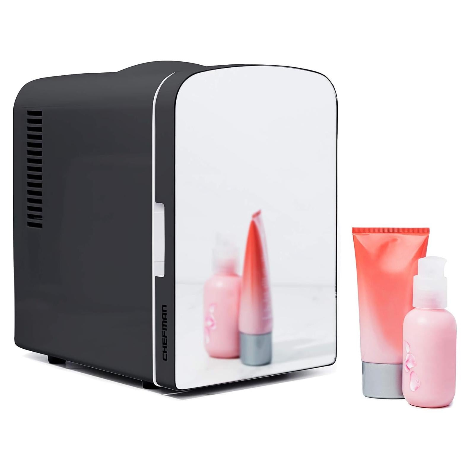 Nevera Personal Chefman Espejada 4L Portátil para Belleza