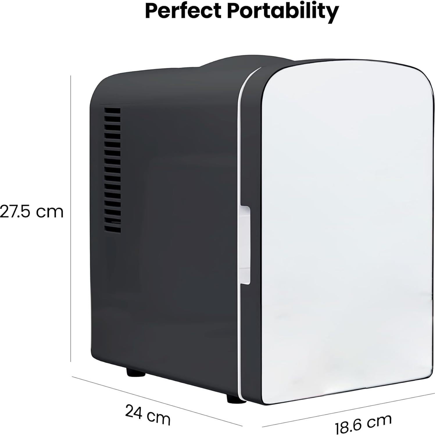 Nevera Personal Chefman Espejada 4L Portátil para Belleza