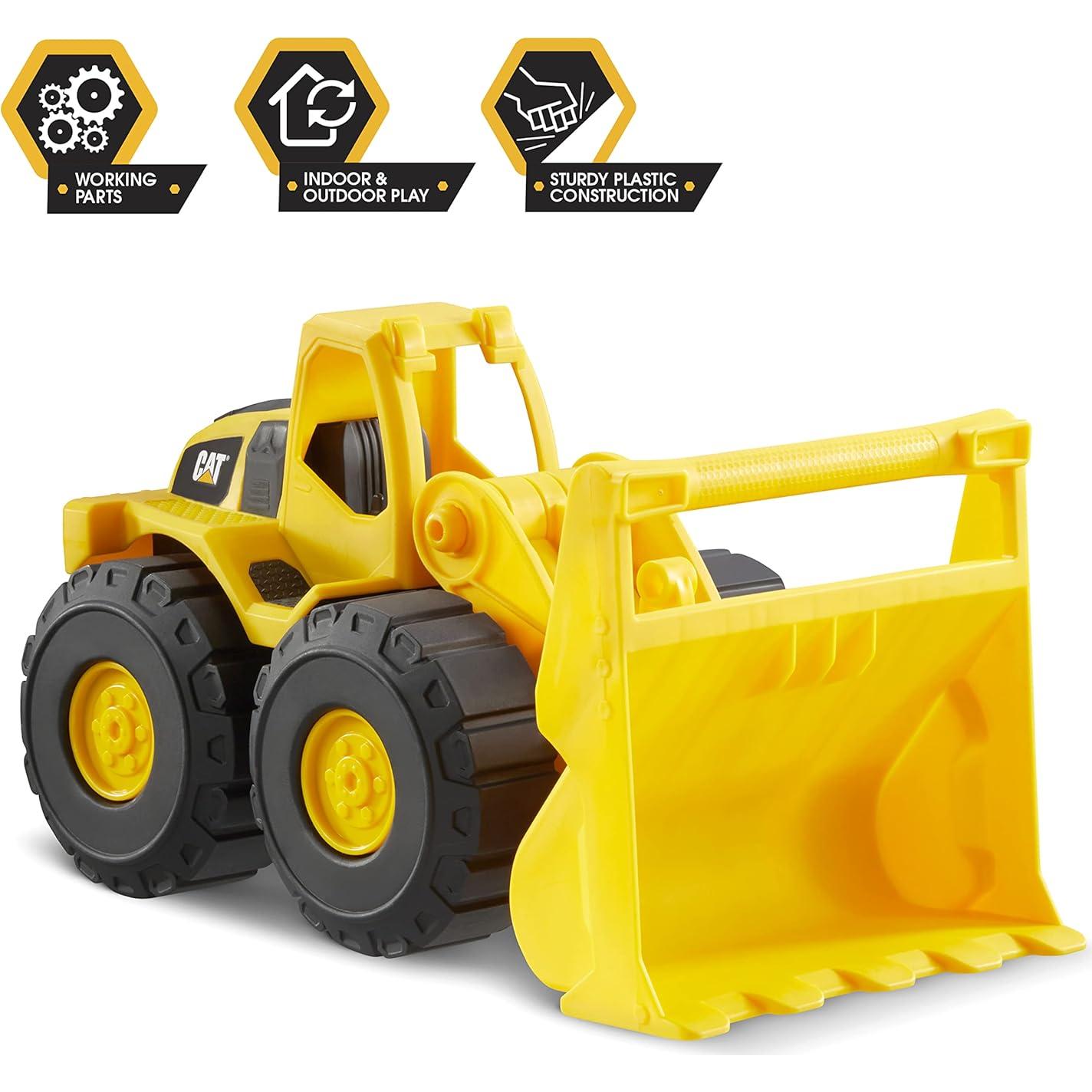 Cargador Frontal CAT 25,4 cm Juguete de Construcción