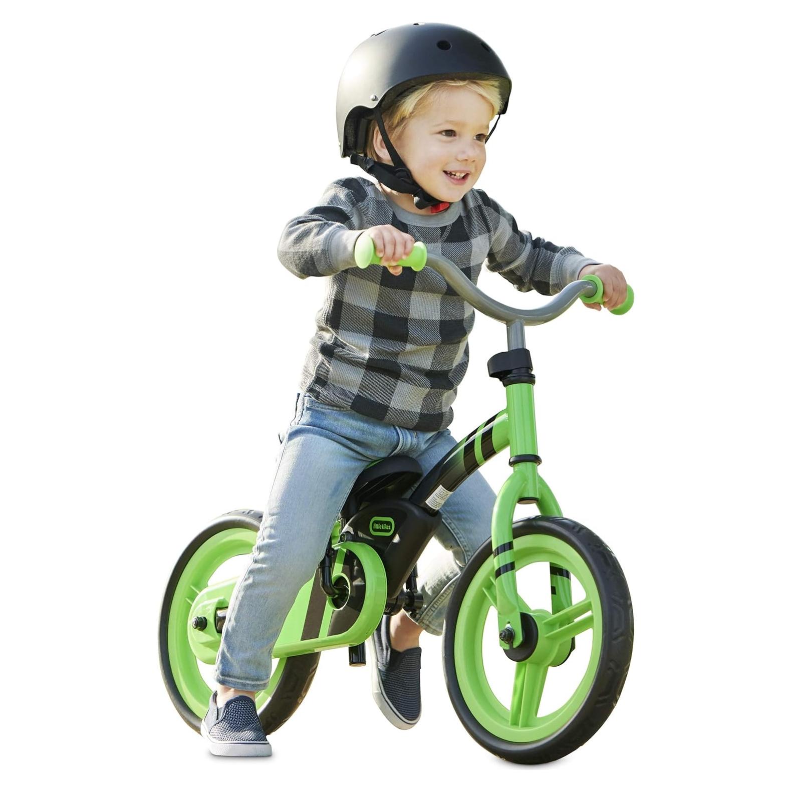 Bicicleta de Equilibrio a Pedal Little Tikes 12" Verde 2-5 Años