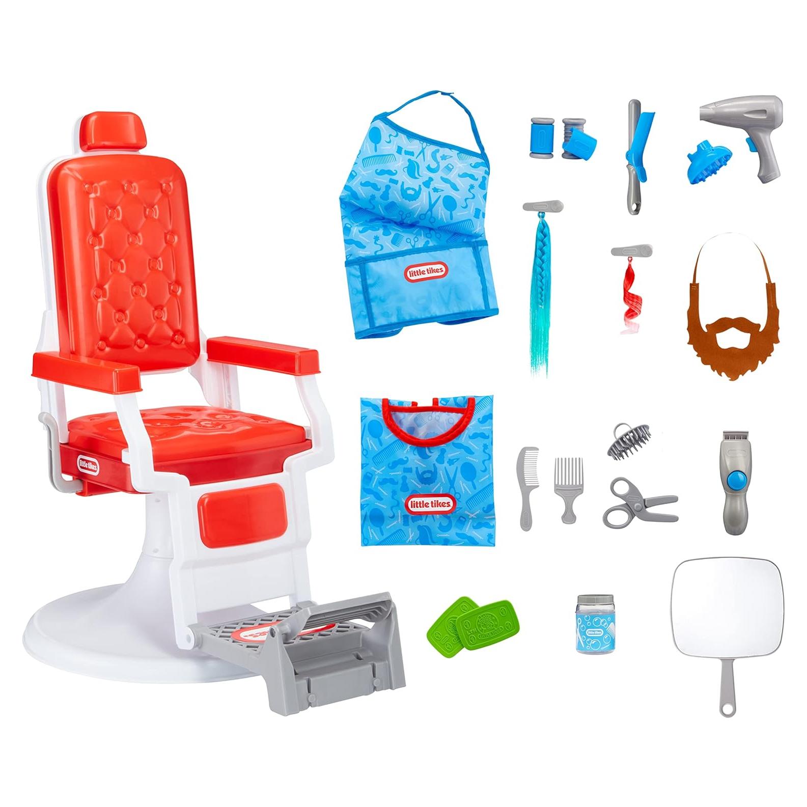 Estación de Estilo Little Tikes con Silla Giratoria y 20 Accesorios