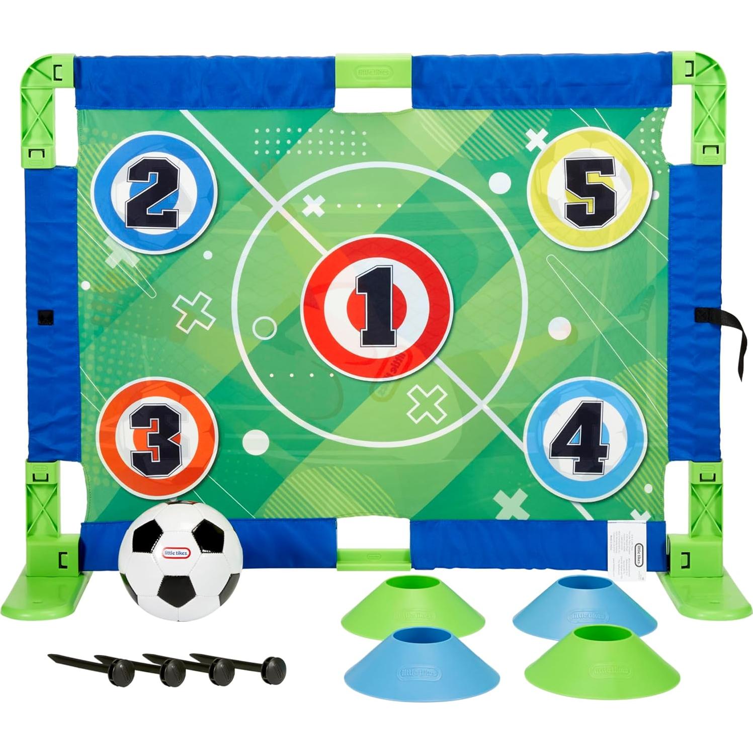 Entrenador de Fútbol TotSports Little Tikes con 9 Accesorios
