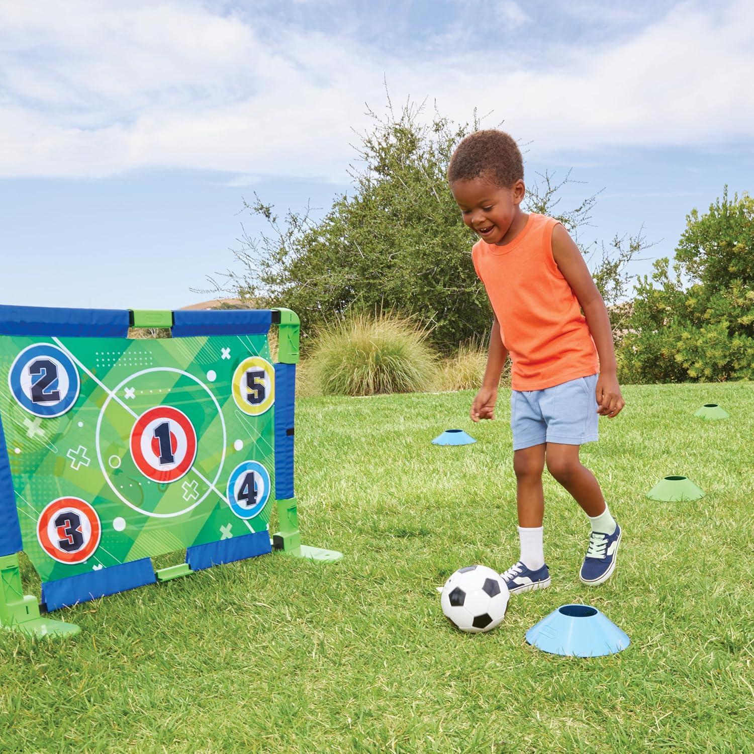 Entrenador de Fútbol TotSports Little Tikes con 9 Accesorios