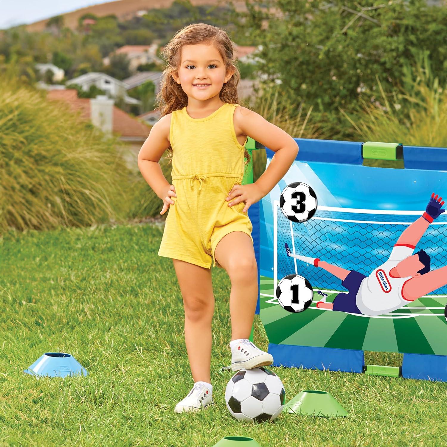 Entrenador de Fútbol TotSports Little Tikes con 9 Accesorios