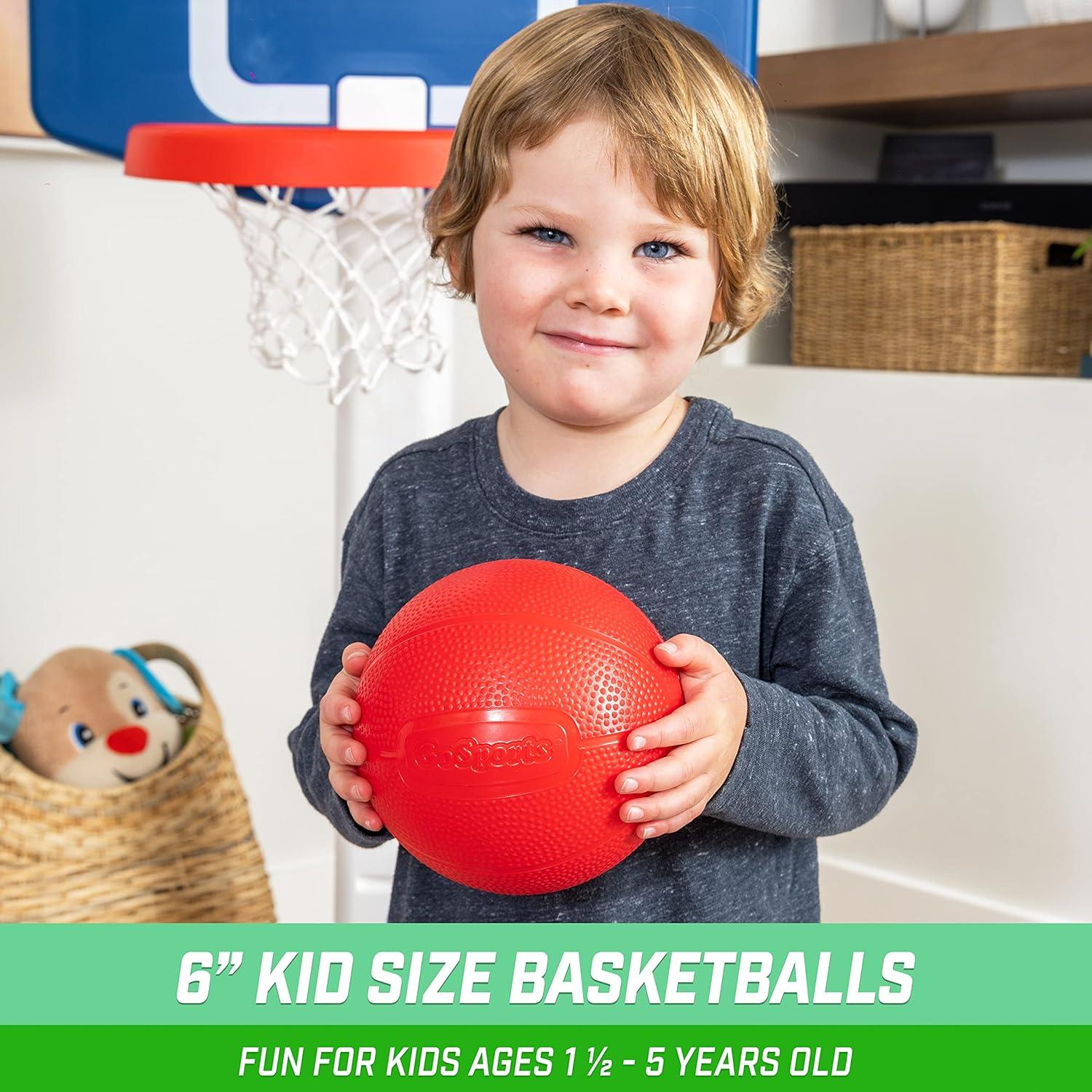 Pelotas de Baloncesto Inflables GoSports para Niños - 3 Piezas 15.24 cm