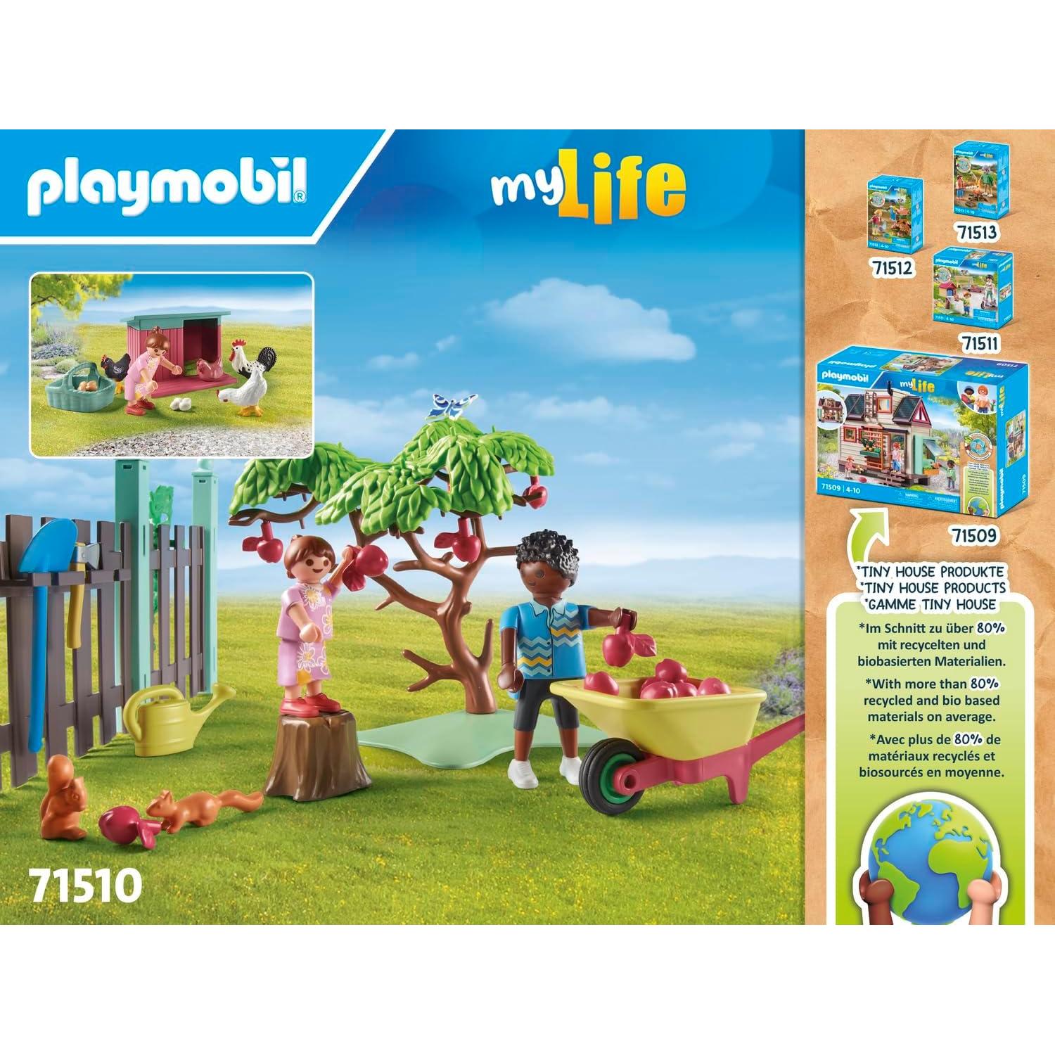 PLAYMOBIL 71510 Corral de Pollos con Animales y Accesorios