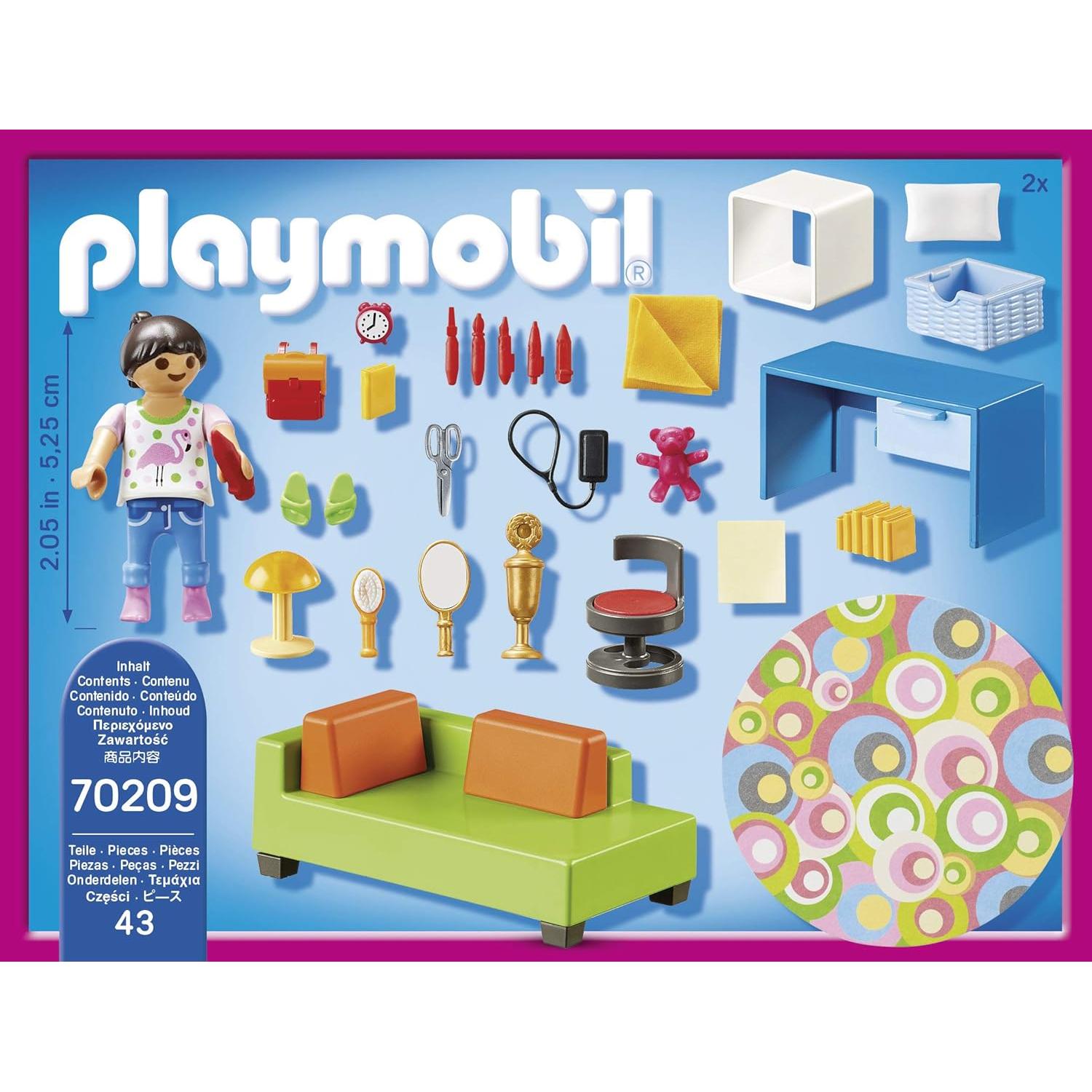 Set de Muebles Habitacion Adolescentes PLAYMOBIL 70209