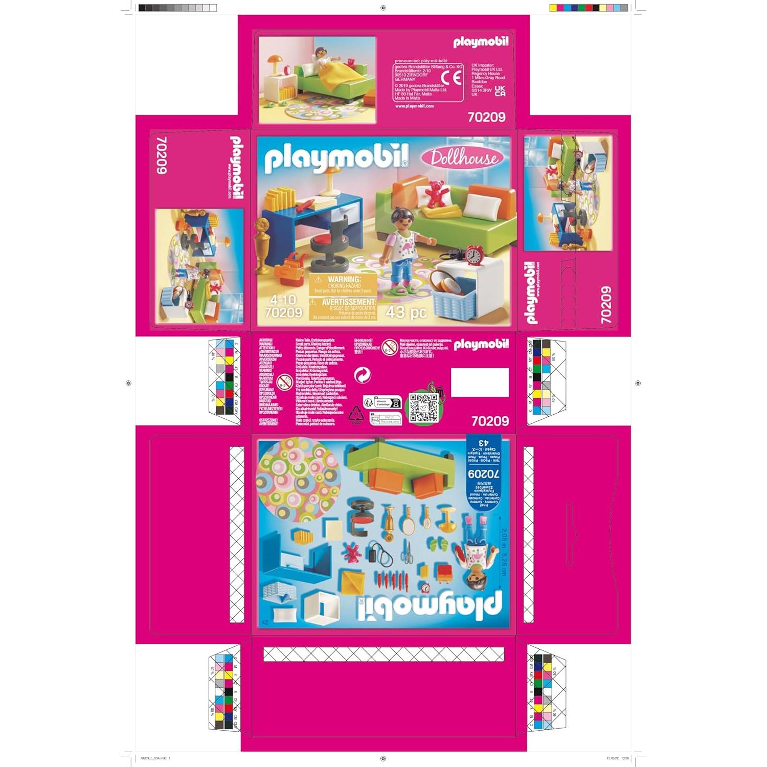 Set de Muebles Habitacion Adolescentes PLAYMOBIL 70209