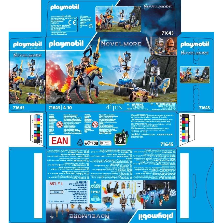 PLAYMOBIL Novelmore 71645 Caballeros y Caballo Juguete