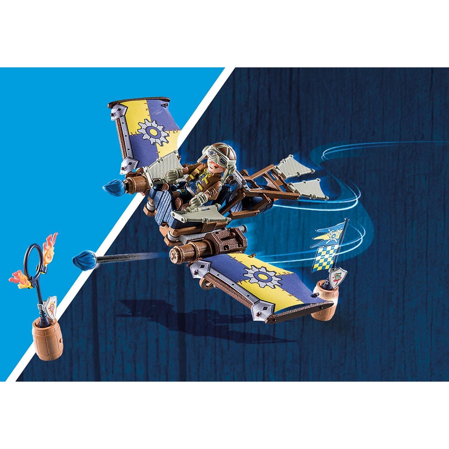 Playmobil Novelmore Planeador de Dario 24.8x7.2x18.7cm