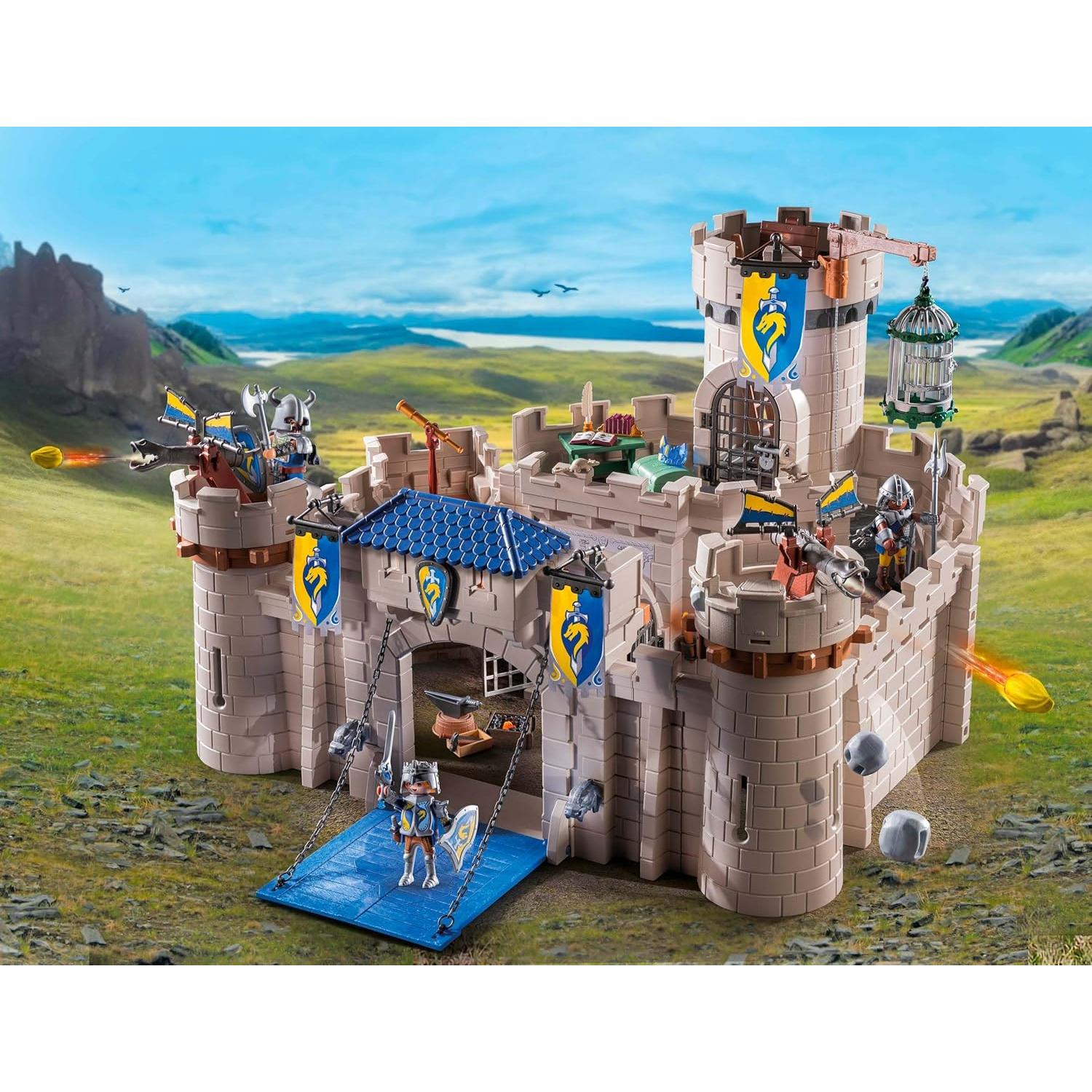 Castillo de Arwynn Playmobil 71642 con 3 caballeros y accesorios