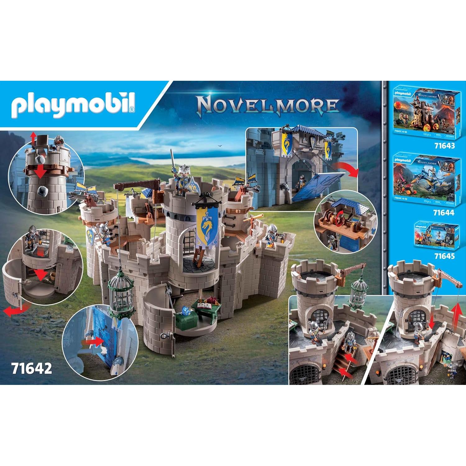 Castillo de Arwynn Playmobil 71642 con 3 caballeros y accesorios