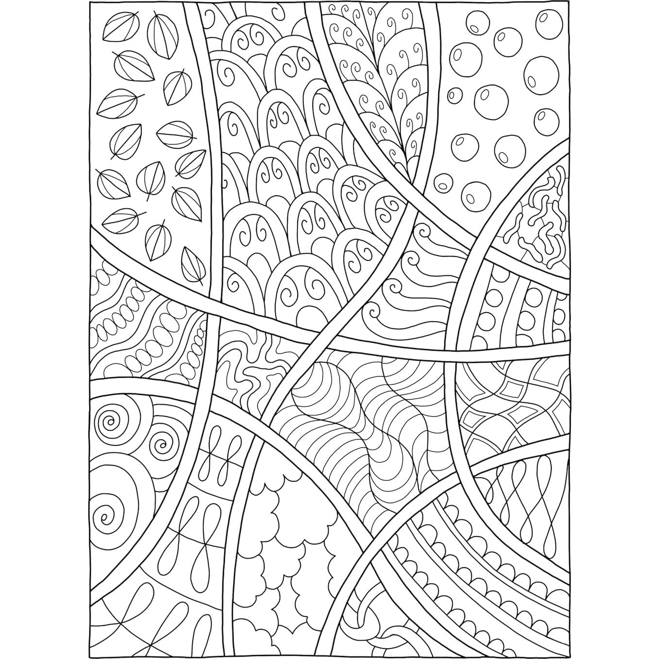 Mindfulness Patterns: Coloring Book with Creative Pattern Designs for Stress Relief and Relaxation