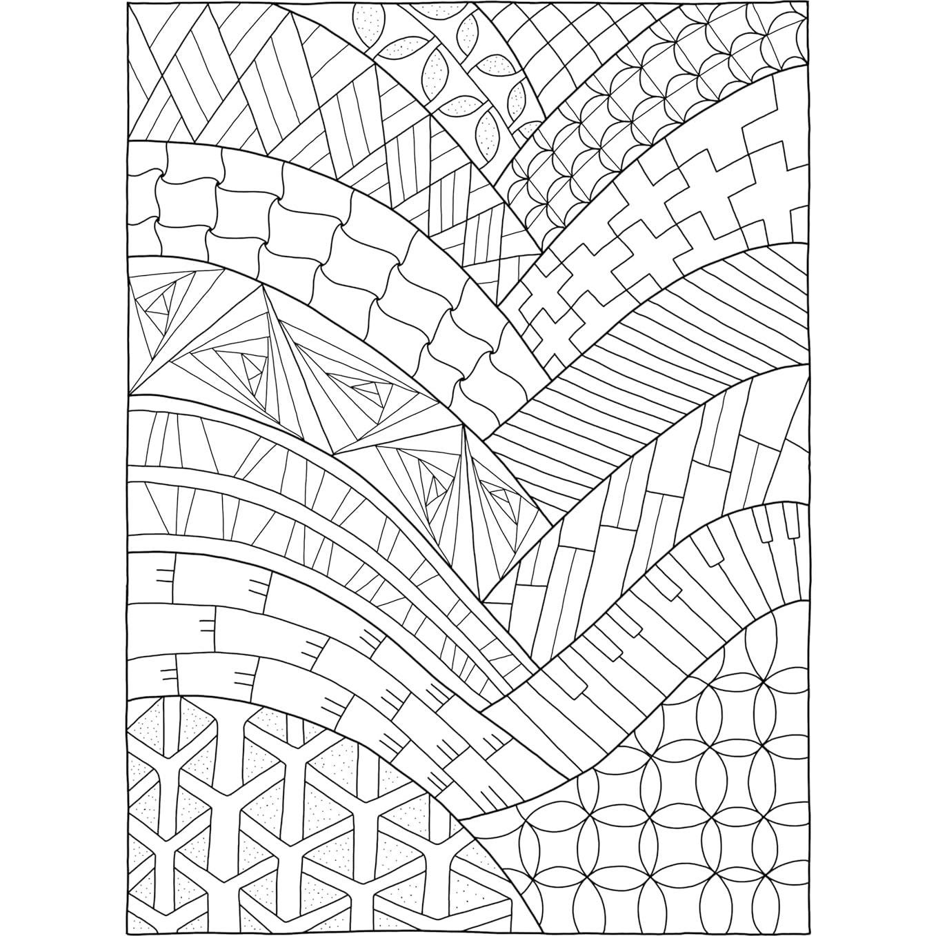 Mindfulness Patterns: Coloring Book with Creative Pattern Designs for Stress Relief and Relaxation